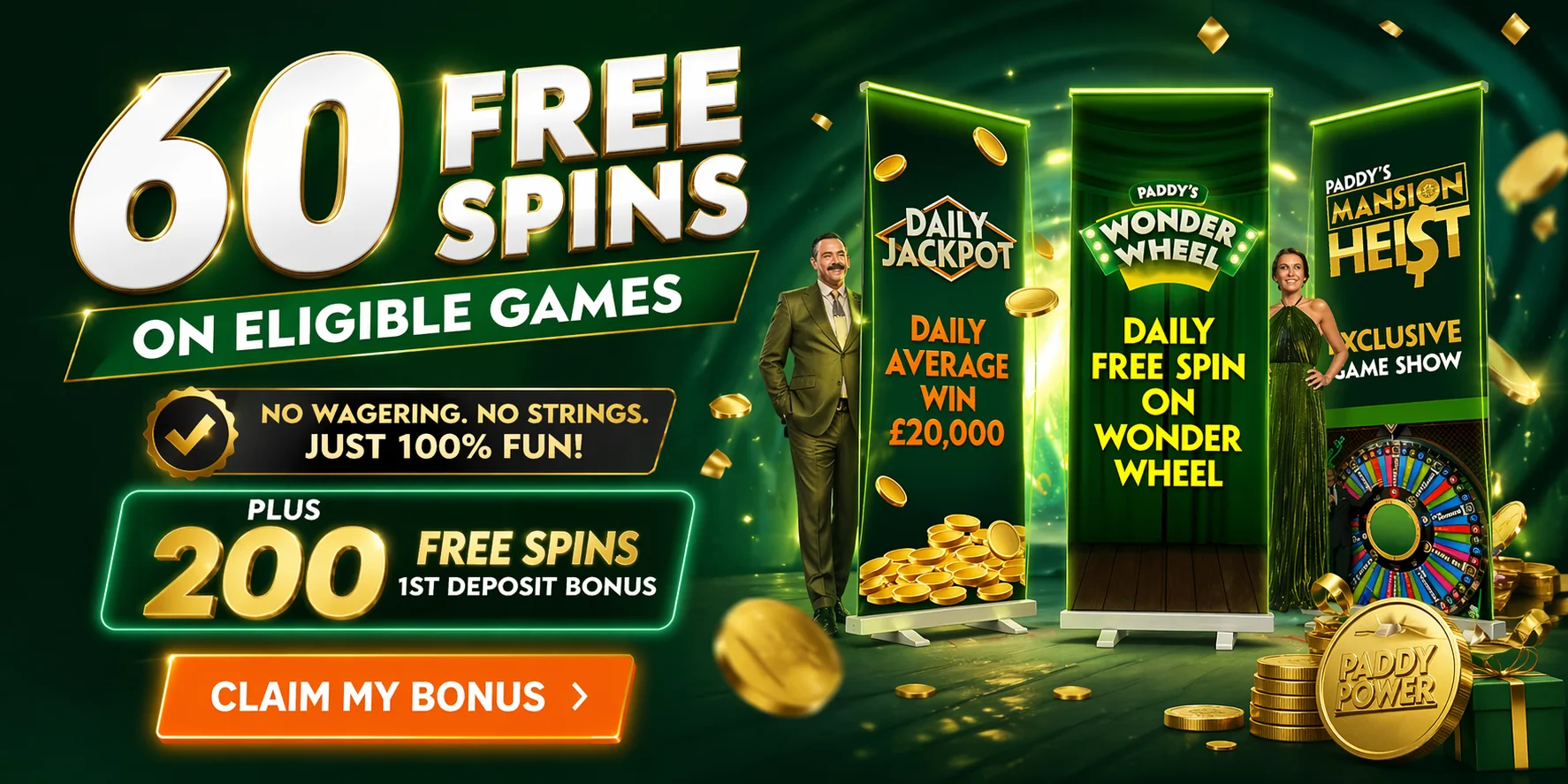 Paddy Power Games  -  home hero